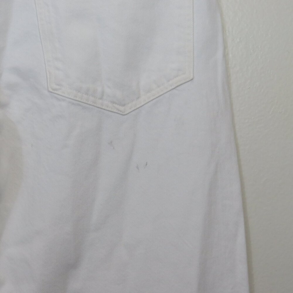 Agolde White Wide-Leg Flare Jeans - Picture 9 of 9